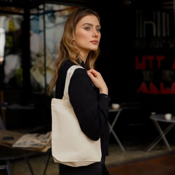 9" Compact Cotton Tote Thumbnail