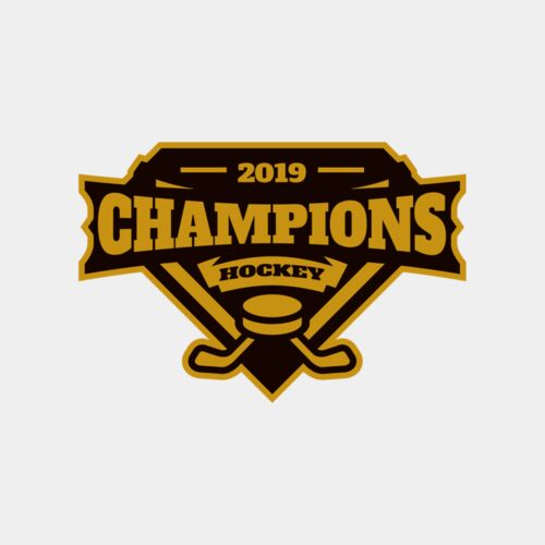Champions Hockey logo template Thumbnail