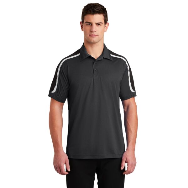 Tricolor Shoulder Micropique Sport Wick ® Polo Thumbnail