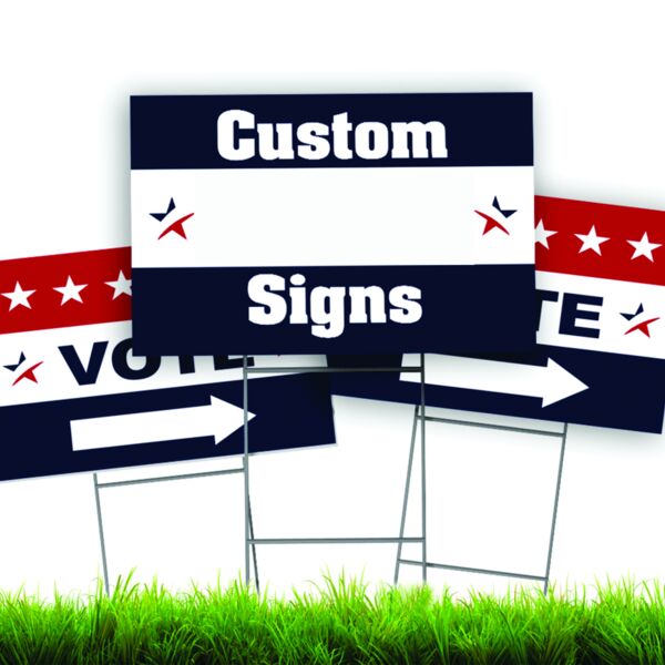 Custom 24"x18" Yard Sign, Single Side Thumbnail