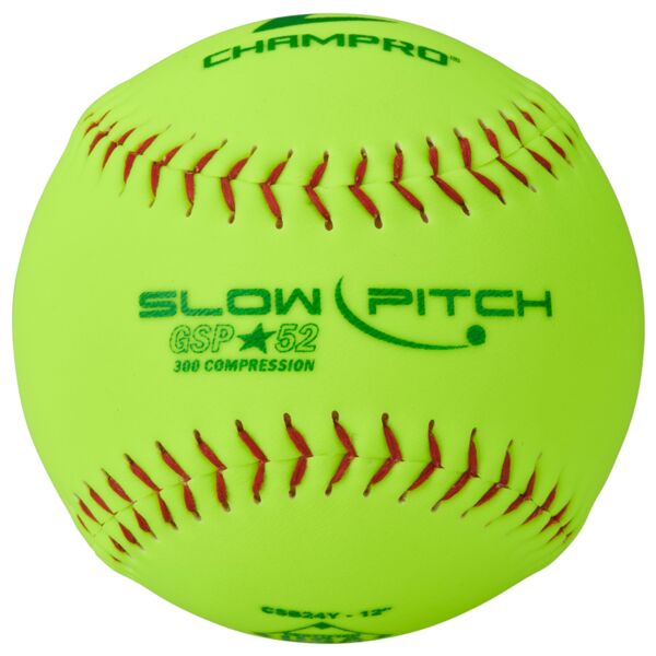 ASA/USA Softball 12" Slow Pitch - Durahide Cover .52 COR, 300 Comp Thumbnail