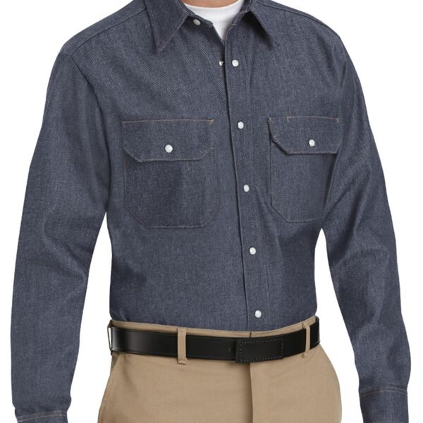 Deluxe Denim Long Sleeve Shirt Thumbnail