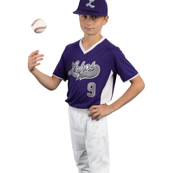 Youth Cutter+ V-Neck Baseball Jersey Thumbnail