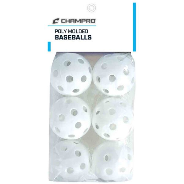 Poly Baseballs - 6 Pack Thumbnail