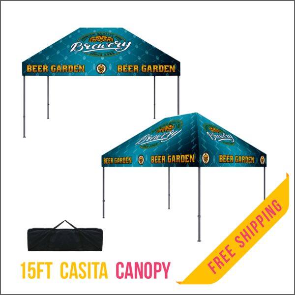 Custom 15 ft. Aluminum Canopy Tent Thumbnail