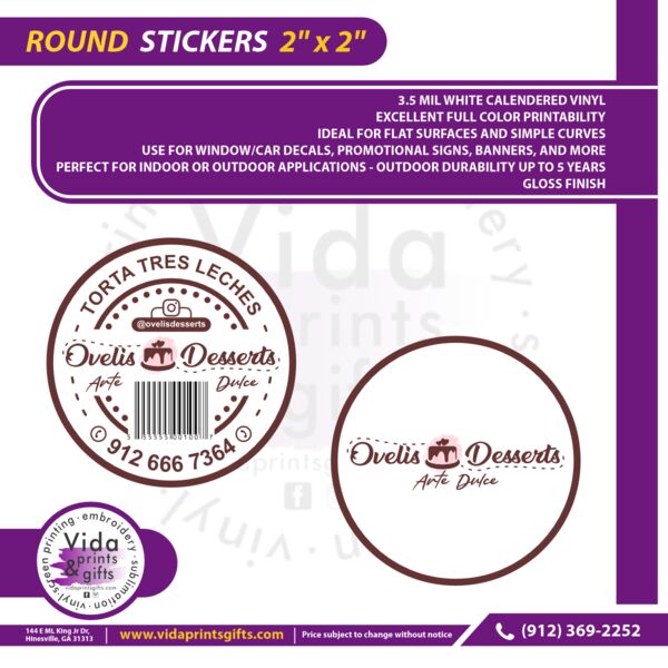 Sticker, Round, 2 inch Thumbnail