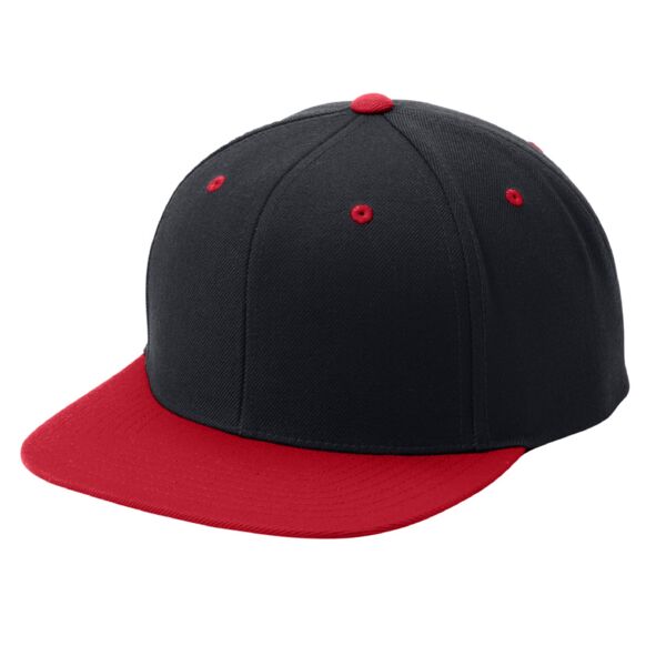 Adult Flat Bill Snapback Cap Thumbnail