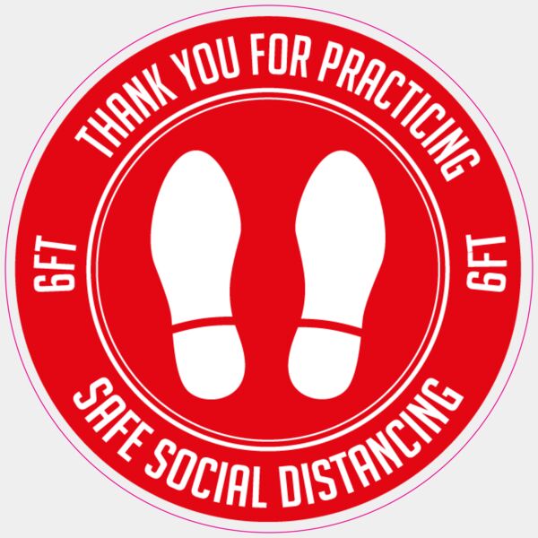 Floor Sticker-TY For Practicing-8x8 Thumbnail