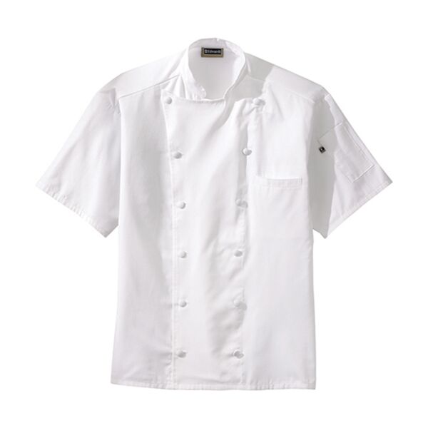 MESH BACK CHEF COAT - 12-CLOTH BUTTONS Thumbnail