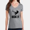 PC Ladies Fan Favorite V-Neck T-Shirt Thumbnail