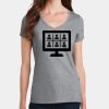 PC Ladies Fan Favorite V-Neck T-Shirt Thumbnail